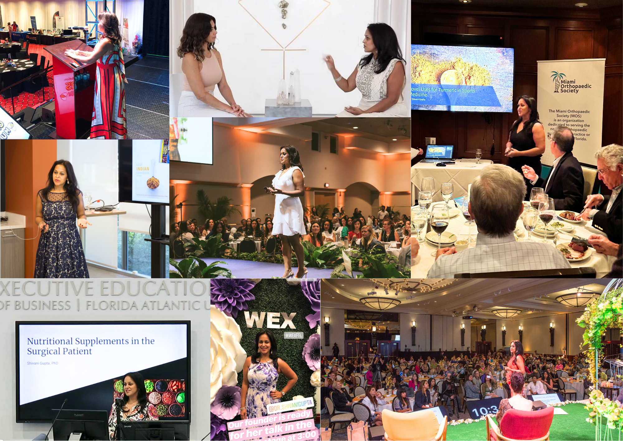 Dr. Shivani Gupta's Speaking engagements in Ayurveda Conferences.