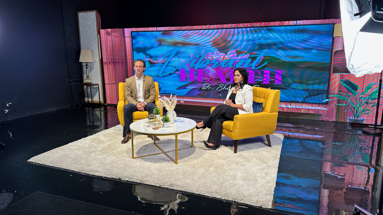 Dr. Shivani Gupta on a talk show