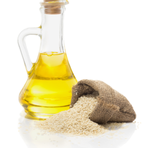 Sesame oil for Ayurvedic oil pulling to balance Vata dosha.