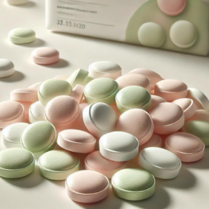 Probiotic lozenges for balancing oral microbiome as a modern alternative to oil pulling.