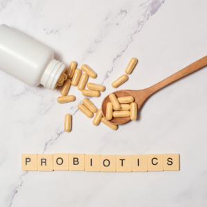  Probiotics supplements with digestive herbs and powders.
