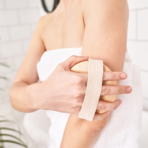 Applying oil after dry brushing