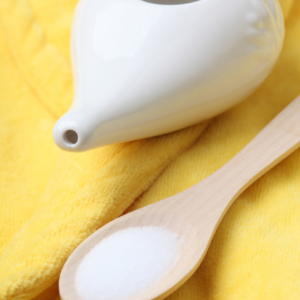 Neti Pot for Ayurvedic nasal cleansing to clear sinuses.