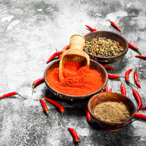 Spices and herbs for Ayurvedic cooking in the Seasonal eating Ayurveda guide.