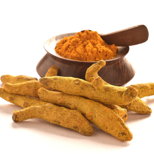 turmeric a powerful Ayurvedic herb known for reducing inflammation and stress.